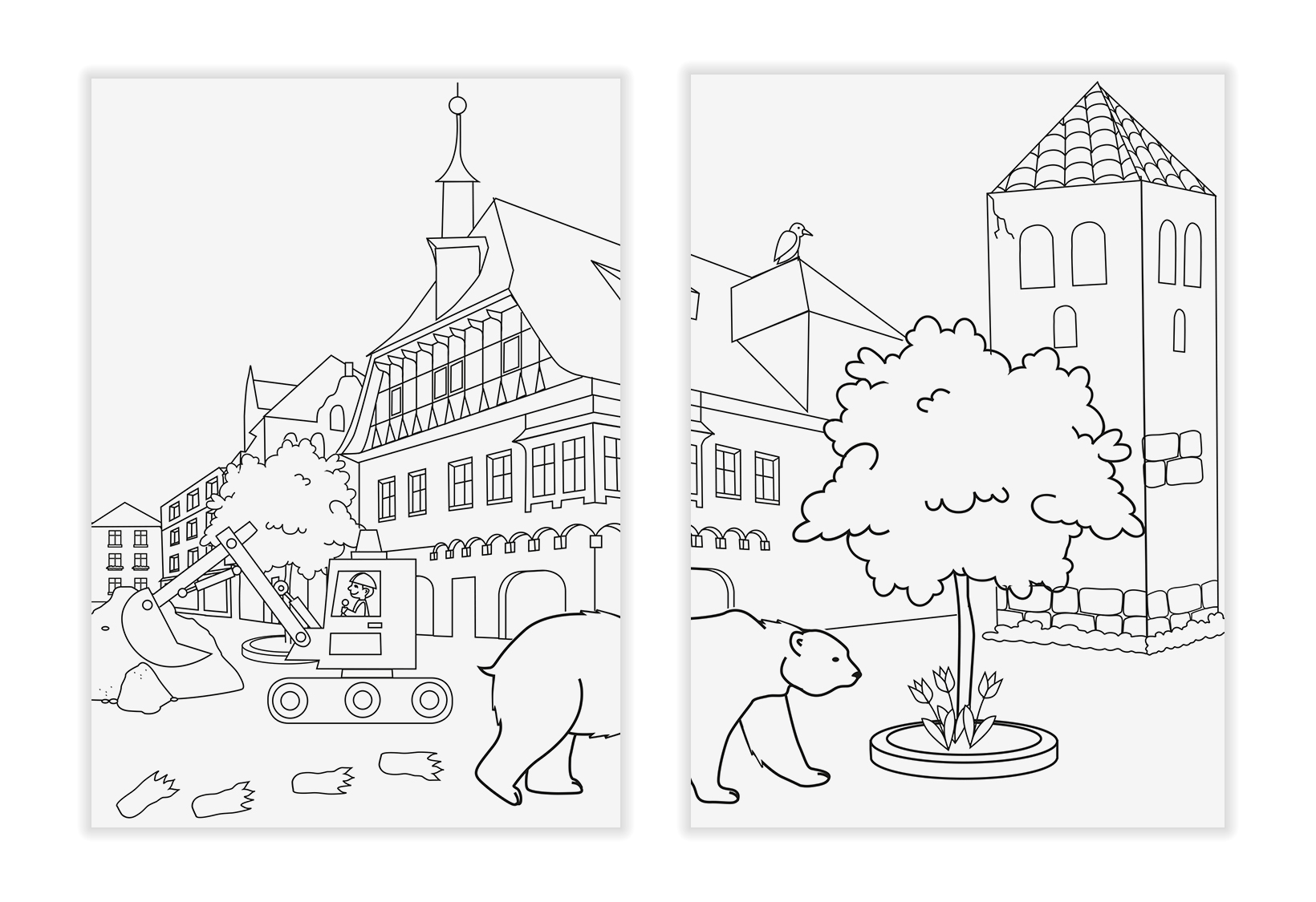 grafik-illustration-regensburg-schwarze-baeren-gasse-malbuch-2